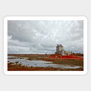 Dunguaire Castle - Blood Red Sticker